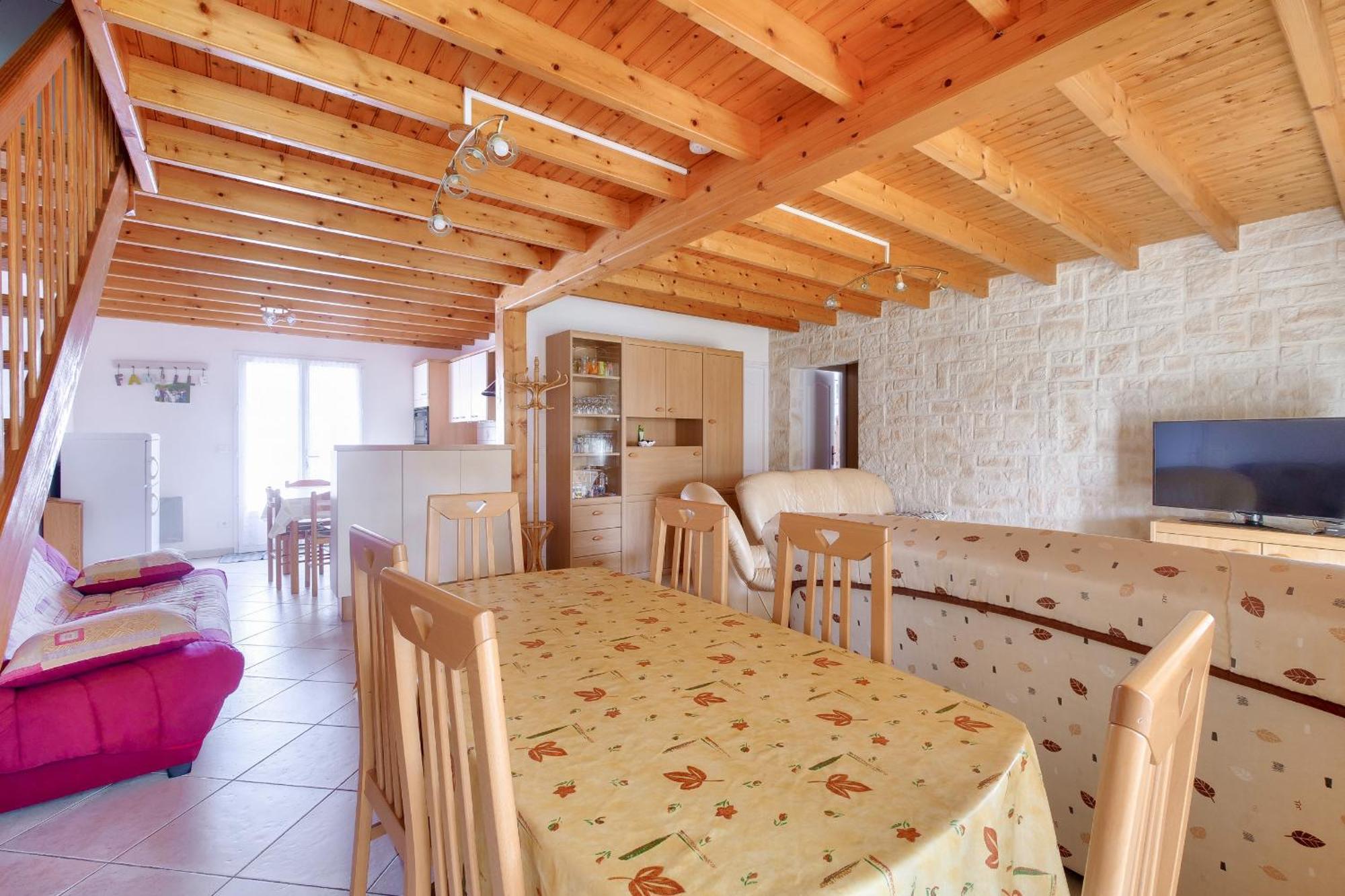 Maison Pour 8 - 5Min De La Plage - Jardin & Veranda Longeville-sur-Mer Exterior foto